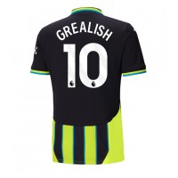 Fotballdrakt Herre Manchester City Jack Grealish #10 Bortedrakt 2024-25 Kortermet